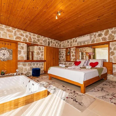 Vinka - 1 Bedroom With Jacuzzi In Kalkan 别墅 卡斯